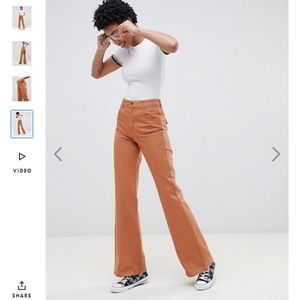 ASOS DESIGN Tall Casual Flare Pants